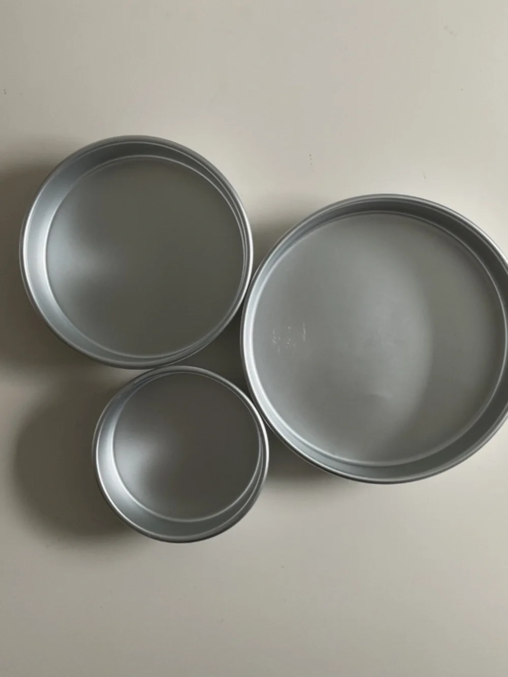Wilton 3 Piece Round Cake Pan Set Aluminum Baking